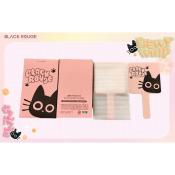 Black Rouge Berry Cat – Oglindă Portabilă cu Mâner | Design Jucăuș și Adorabil