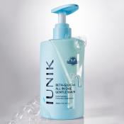 IUNIK Beta Glucan All In One Gentle Wash, 300 ml - Gel de dus formulat cu acid hialuronic si beta-glucan, care contribuie la curatarea zilnica pentru fata, par si corp si la metinerea echilibrului natural al pielii