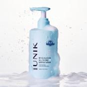 IUNIK Beta Glucan All In One Gentle Wash, 300 ml - Gel de dus formulat cu acid hialuronic si beta-glucan, care contribuie la curatarea zilnica pentru fata, par si corp si la metinerea echilibrului natural al pielii