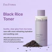 I'M FROM Black Rice Toner 150 ml - Toner de fata formulat cu apa de orez negru fermentata si acid hialuronic, care contribuie la hidratarea si calmarea pielii si la metinerea luminozitatii