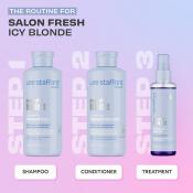 LEE STAFFORD Bleach Blondes Ice White Toner Correcting Spray Balsam - neutralizare si descurcare, 150 ml