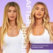 LEE STAFFORD Bleach Blondes Balsam Nuantator Purple Hot Shots - Neutralizare Rapida si Stralucire pentru Par Blond, 4x15ml