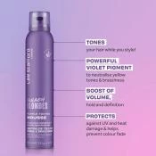 LEE STAFFORD Bleach Blondes Spuma nuantatoare Purple - Neutralizare tonuri galbene si protectie UV, 200 ml