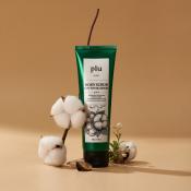 PLU Body Scrub Cotton Blossom – Exfoliant de Corp, 200 gr | Exfoliere Delicată și Catifelare