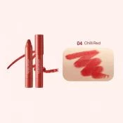 NATURE REPUBLIC By Flower Eco Creion Ruj 04 Chilli Red - Hidratare Intensa si Culoare Vibranta, 3g