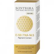 SKINTEGRA C-50 TXA-14.5 Pigment Correct, 4.5 gr - pudra de fata formulata cu acid ascorbic si acid tranexamic, care contribuie la uniformizarea nuantei tenului si la reducerea aspectului hiperpigmentarii