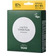 YADAH Cactus Toner Dischete Exfoliante x10 - Hidratare si Exfoliere Intensa cu Extract de Cactus, 2 dischete x10