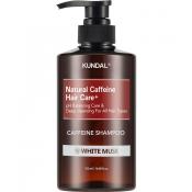 KUNDAL Caffeine Sampon White Musk - curatare si hidratare, 500 ml