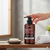 KUNDAL Caffeine Sampon White Musk - curatare si hidratare, 500 ml