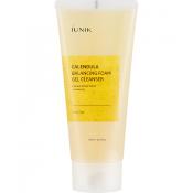 IUNIK Calendula Balancing Foam Gel Cleanser 150 ml - Gel de curatare formulat cu extract de flori de galbenele si acid hialuronic, care contribuie la indepartarea impuritatilor, excesului de sebum, urmelor de protectie solara si machiajului si la metinerea echilibrului natural al pielii si a nivelului optim de hidratare dupa fiecare utilizare