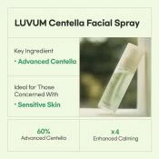 LUVUM Calming Repair Cica Gel Serum ser de fata - calmare si hidratare si revitalizare, 80 ml