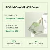 LUVUM Calming Repair Cica Oil Serum - Calmare, regenerare si hidratare pentru pielea sensibila , 30 ml