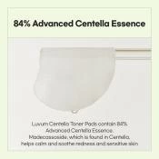 LUVUM Calming Repair Cica Spot Pad toner - calmare si refacere si hidratare, 60 buc