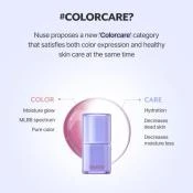 NUSE Care Liptual Coolower Collection Luciu de buze nuantator C00 Code Name Cold - Luciu hidratant efect glacial si regenerare intensa, 4.5 gr