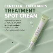 IUNIK Centella Calmin Crema-tratament pentru fata AC Intensive - Calmare si Tratare Acnee, 20 ml
