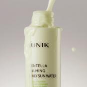 IUNIK Centella Calming Daily Sun Water SPF50 PA++++, 120 ml - Toner de fata formulat cu Centella Asiatica si pantenol, care contribuie la protejarea pielii impotriva razelor UVA si UVB si la metinerea nivelului optim de hidratare