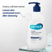 DERMA:B CeraMD Repair Cream Wash - crema de curatare formulata cu agenti hidratanti si agenti calmanti, care contribuie la calmarea mancarimii cauzate de uscaciune si la mentinerea barierei protectoare - 400 ml
