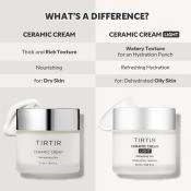 TIRTIR Ceramic Cream Light Crema pentru fata Light - Hidratare Profunda si Control Sebum, 50 ml