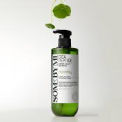 SOME BY MI Cica Peptide Derma Scalp Shampoo - sampon formulat cu Centella Asiatica CICA si complex de 11 peptide, care contribuie la curatarea scalpului si la metinerea senzatiei de prospetime si calmare - 285 ml