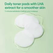 BANILA CO Clean it Zero Green Peel Toner Pad toner - exfoliere si curatare si tonifiere, 70 buc