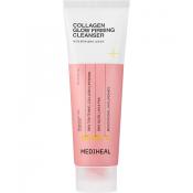 MEDIHEAL Collagen Cleanser Glow Firming, 120 ml - Spuma de curatare formulata cu colagen si acid hialuronic, care contribuie la indepartarea impuritatilor si reziduurilor acumulate la nivelul porilor si la mentinerea hidratarii si a confortului pielii dupa curatare