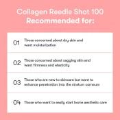 VT COSMETICS Collagen Reedle Shot 100 2 step Mask masca de fata - elasticitate si hidratare, 33 gr + 1.5 gr