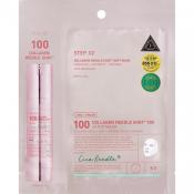 VT COSMETICS Collagen Reedle Shot 100 2 step Sheet Mask masca de fata - hidratare si calmare, 25 gr