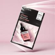 MEDIHEAL Collagen Wrapping Serum Mask Firming Volume 25 ml - Masca de fata formulata cu colagen si retinol, care contribuie la imbunatatirea fermitatii pielii si la mentinerea hidratarii