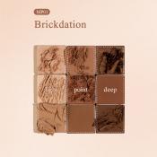 Black Rouge Colordation Mood Palette – Fard de Pleoape MP01 Brickdation | Nuanțe Caldă și Elegantă