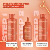 LEE STAFFORD Colour Guarded Colour Locking Treatment, 150 ml - ser de par formulat cu extract de floarea-soarelui si quinoa, care contribuie la protejarea intensitatii culorii si la mentinerea stralucirii parului vopsit