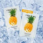NATURE REPUBLIC Cryo Icing Masca Servetel Revitalizanta Ananas - Iluminare si Exfoliere, 27 ml