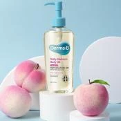 DERMA:B Daily Moisture Ulei de Corp Fresh Peach - Ulei Hidratant Intens si Elasticitate, 200 ml