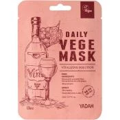 YADAH Daily Vege Masca de Fata Wine - Antioxidanta si Revitalizare pentru Ten Luminos, 23 ml