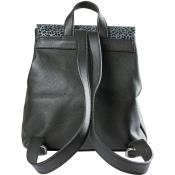 Dark Grey Animal Print Limited Edition Leather Backpack