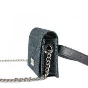 Dark Grey Animal Print Limited Edition Leather Belt bag