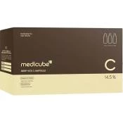 MEDICUBE Deep Vita C Ampoule 2.0 Ser pentru fata Fermitate si Iluminare - Vitamina C pura pentru luminozitate si fermitate, 3x10ml