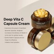 Medicube Deep Vita C Capsule – Cremă de Față cu Capsule de Vitamina C, 55 gr | Luminozitate și Rejuvenare