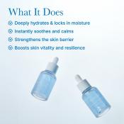 ARENCIA Deep Water Surge Serum, 30 ml - ser de fata formulat cu acid hialuronic si ceramide, care contribuie la hidratarea pielii si la mentinerea barierei cutanate