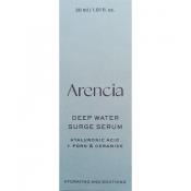 ARENCIA Deep Water Surge Serum, 30 ml - ser de fata formulat cu acid hialuronic si ceramide, care contribuie la hidratarea pielii si la mentinerea barierei cutanate