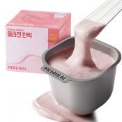 MEDIHEAL Derma Modeling Pack Collagen Firming - masca de fata formulata cu colagen si ceramide, care contribuie la fermitatea pielii si la metinerea confortului cutanat - 28 gr + 2 ml