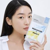 Derma Synergy Wrapping Sheet Mask Madecassoside X Vitamin C Toning Masca de fata 25 ml