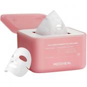 MEDIHEAL Derma365 Mask Collagen Firming Volume 350 ml - Set 30 de masti de fata formulat cu colagen si retinol, care contribuie la ingrijirea pielii cu fermitate redusa si la metinerea hidratarii