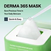 MEDIHEAL Derma365 Mask Teatree Calming Moisture 350 ml - Set 30 de masti de fata formulat cu extract de arbore de ceai si niacinamida, care contribuie la calmarea pielii si la metinerea hidratarii