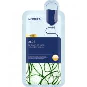 MEDIHEAL Dermaplus Aloe Sheet Mask - masca de fata tip servetel formulata cu aloe vera si pantenol, care contribuie la calmarea pielii si la metinerea echilibrului de hidratare - 22 ml