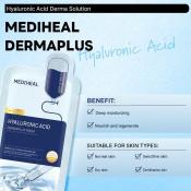 MEDIHEAL Dermaplus Low Molecular Hyaluronic Acid Mask 27 ml - Masca de fata formulata cu acid hialuronic si pantenol, care contribuie la hidratarea pielii si la metinerea confortului pielii