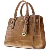 Dillon Embossed Leather Satchel