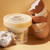 SKINFOOD Egg White Masca pentru minimizarea porilor - Curatare profunda si hidratare intensa, 120 ml