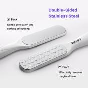 BAREN Foot Exfoliant Softener At Home Kit - set pentru ingrijirea calcaielor formulat cu uree si AHA, care contribuie la indepartarea pielii ingrosate si la mentinerea aspectului neted al pielii