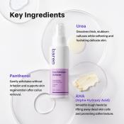 BAREN Foot Exfoliant Softener, , 100 ml - exfoliant de picioare formulat cu uree si acizi AHA, care contribuie la indepartarea calusurilor si a pielii ingrosate in cateva minute si la metinerea hidratarii pentru zonele uscate, aspre sau predispuse la ingrosare