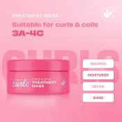 Lee Stafford For The Love Of Curls Masca Tratament pentru Par Ondulat si Cret Ultra-Hidratanta - Reparare Intensiva si Definire Bucle, 200 ml